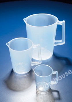 JUG CLEAR RIGID PP MOULDED GRADUATIONS 1000ML