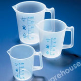 JUG TRANSPARENT PP TALL FORM WITH HANDLE 50ML