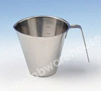 JUG ST./STEEL GRADUATED TAPERED SHAPE 0.5L