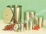 DRESSING CONTAINER & LID, S/STEEL, 2L, 125 X 175MM DIA X DP