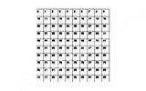 EYEPIECE GRATICULE INDEXED SQUARES 19MM DIA 1MM GRID