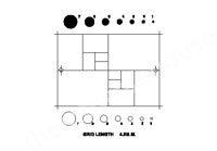 EYEPIECE GRATICULE TO BS3625 19MM DIA RANGE 150µM TO 0.38µM