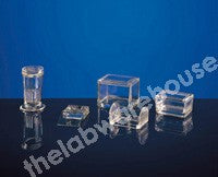 STAINING BLOCK CLEAR POLISHED GLASS 40X40MM WITH 6MM CAVITY