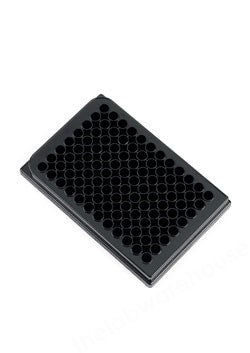 SERO-WEL PLATES PS 96XFLAT-WELLS NON STERILE BLACK PK.50