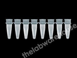 MICROTUBE STRIPS PP 8X0.2ML NO CAP NON STERILE PK 250