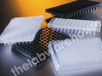 PCR MICROPLATES 96-WELL ELEV.-SKIRT CORNING 3754 CLEAR PK50