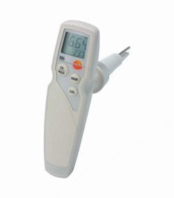 FOOD TESTING PH METER TESTO 205 WITH STORAGE CAP AND BATTS