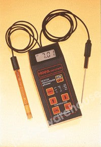 HAND-HELD PH/ION METER HANNA HI8424 PROBES 9V BATTERY