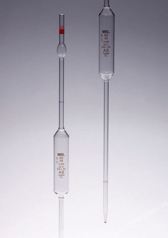 PIPETTE TWO-MARK MBL SODA-LIME GLASS CLASS AS 2ML