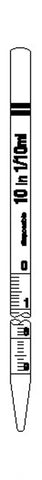 SERO. PIPETTES CNG DISP. BORO. ST. PLG 10X0.1ML PK 720