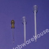 DROPPING PIPETTES WITHOUT TEAT PLAIN GLASS 75MM LONG PK 10