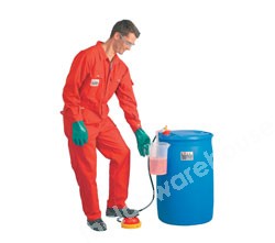 OTAL FOOT PUMP/SIPHON 30 L/MIN. PP WITH PVC 30/70 STOPPER