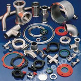 ADAPTER 90º RADIUSED ELBOW ALUMINIUM NW25 CONNECTION FLANGES