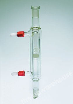 DAVIES DOUBLE SURFACE CONDENSER 19/26 SOCKET AND CONE 340MM