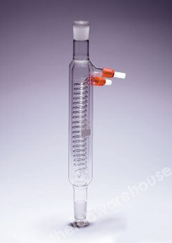 JACKETED COIL CONDENSER 24/29 SOCKET & CONE 365MM