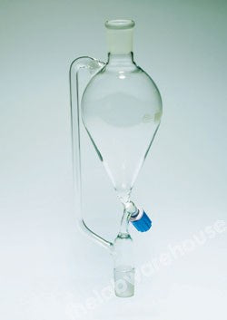 PRESS. EQ. FUNNEL PEAR SHAPE, R/FLO TAP 250ML 24/29,19/26