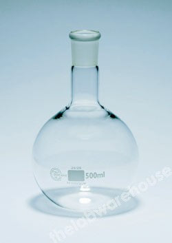 FLASK FLAT BOTTOM MEDIUM NECK 250ML 24/29 SOCKET