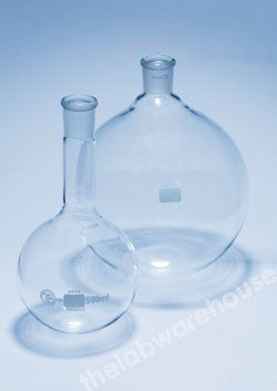FLASK ROUND BOTTOM UNIFORM OVERALL HEIGHT 500ML 24/29 SOCKET