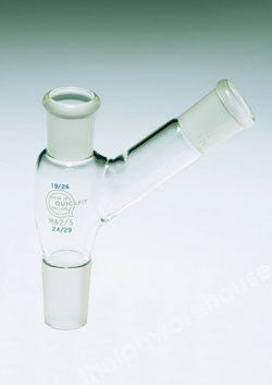 MULTIPLE ADAPTER 2 NECKS 1X90º 1X45º 19/26 SOCKET 19/26 CONE