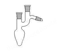 FLASK CLAISEN PEAR SHAPE 25ML 14/23 SOCKET & CONE