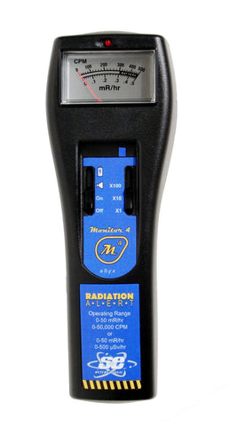 RADIATION SURVEY METER MONITOR 4 WITH BATTERY