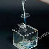 TIP BOX BETA RADIATION LID AND TIP PORT 150X150X150MM