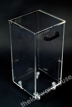 DISPOSAL BIN FOR BETA RADIATION 600X305X290MM HXWXD CASTORS