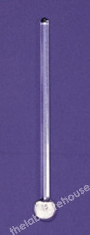 STIRRING ROD GLASS ONE END FLAT PADDLE OTHER PLAIN 150MM