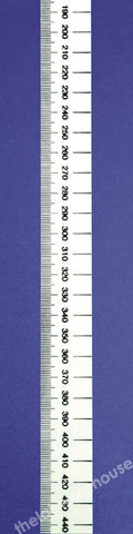 RULE WHITE PS HORIZ. READING 1METRE LONG CM, CM/MM