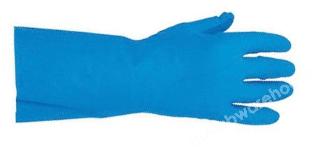 GLOVES KEEPSAFE BLUE ACRYLONITRILE MEDIUM 7.5 SINGLE PAIR