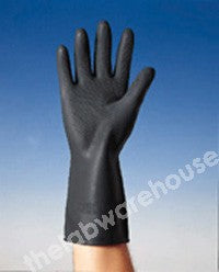 GLOVES MARIGOLD BLACK RUBBER LARGE SINGLE PAIR