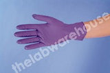 NITRILE GLOVES PURPLE DISP. PWDR-FREE N/ST. S. PK 100 GLOVES