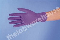 NITRILE GLOVES PURPLE DISP. PWDR-FREE N/ST. M. PK 100 GLOVES