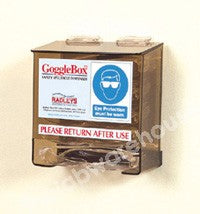 GOGGLE BOX DISPENSER I WITH 10 EYESHIELDS 90X170X320MM