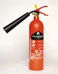 CARBON DIOX. FIRE EXTINGUISHER 2KG AND WALL MOUNTING BRACKET