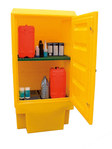 ACID AND ALKALI STORAGE CABINET PSC4 RIGID PE 1835X920X720MM