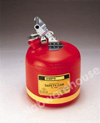 SAFETY CAN TYPE 1 HDPE WITH S/S FITTINGS 9.5L SWING HANDLE