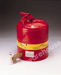 SAFETY CAN TERNE PLATE CONSTRUCTION WITH TAP 19L