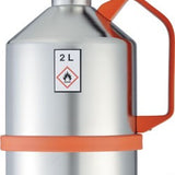 SAFETY CAN STAINLESS STEEL SELF-CLOSING CAP 2L
