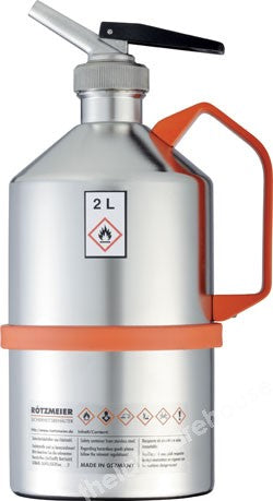 SAFETY CAN STAINLESS STEEL SELF-CLOSING CAP 2L