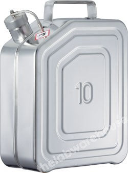 SAFETY CANISTER STAINLESS STEEL LEAKPROOF SCREW CAP 10L