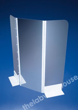 SAFETY SHIELD TRANSPARENT POLYCARBONATE 760X610MMWXH