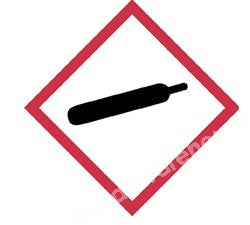 WARNING TAPE VINYL GHS-04 COMPRESSED GASES ROLL 66M
