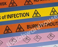 WARNING TAPE VINYL CAUTION RADIOACTIVE MATERIAL ROLL 66M