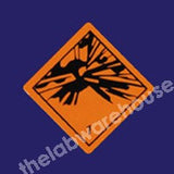 WARNING LABELS EXPLOSIVE 100X100MM ROLL OF 330