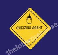 WARNING LABELS OXIDISING AGENT 50X50MM ROLL OF 330