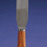 PALETTE KNIFE ST./STEEL BLADE ON WOODEN HANDLE 150MM