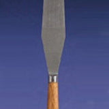 PALETTE KNIFE TAPERED BLADE ON WOODEN HANDLE 100MM