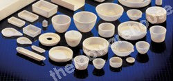 CRUCIBLE LID SILICA WITH RING HANDLE FOR 29MM DIA CRUCIBLES
