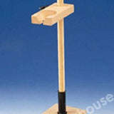 FUNNEL STAND SINGLE HARDWOOD ROD 460X16MM BASE 200X110MM